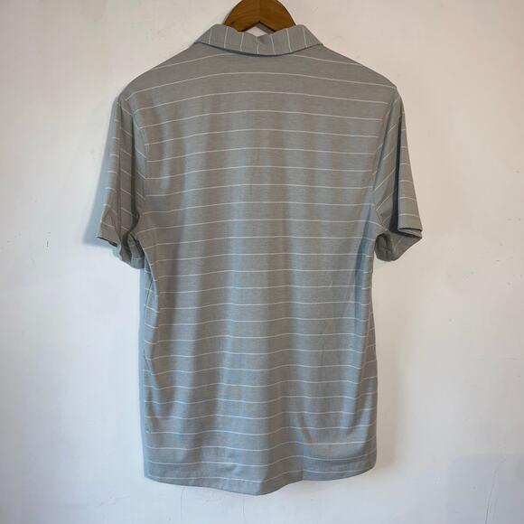 Lululemon Polo Shirt Mens Medium Shirt Short Sleeve Golf Performance Athletic - Picture 4 of 5